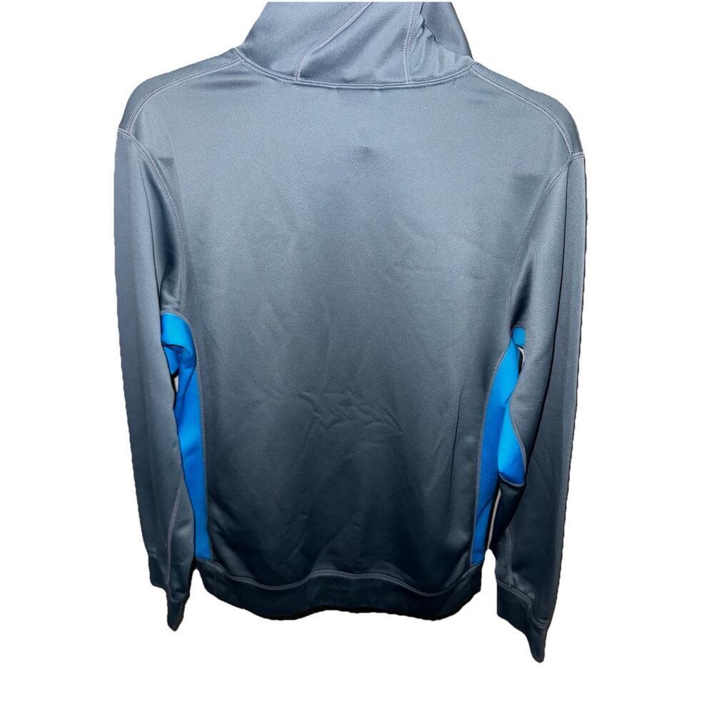 Nike Therma-FIT Hoodie Men's Size S Gray Blue Pullover Sweatshirt - Picture 2 of 3